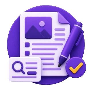Professional SEO content being researched, written and edited